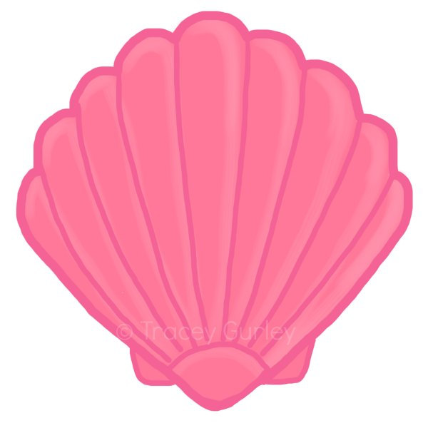 Seashell cartoon clipart