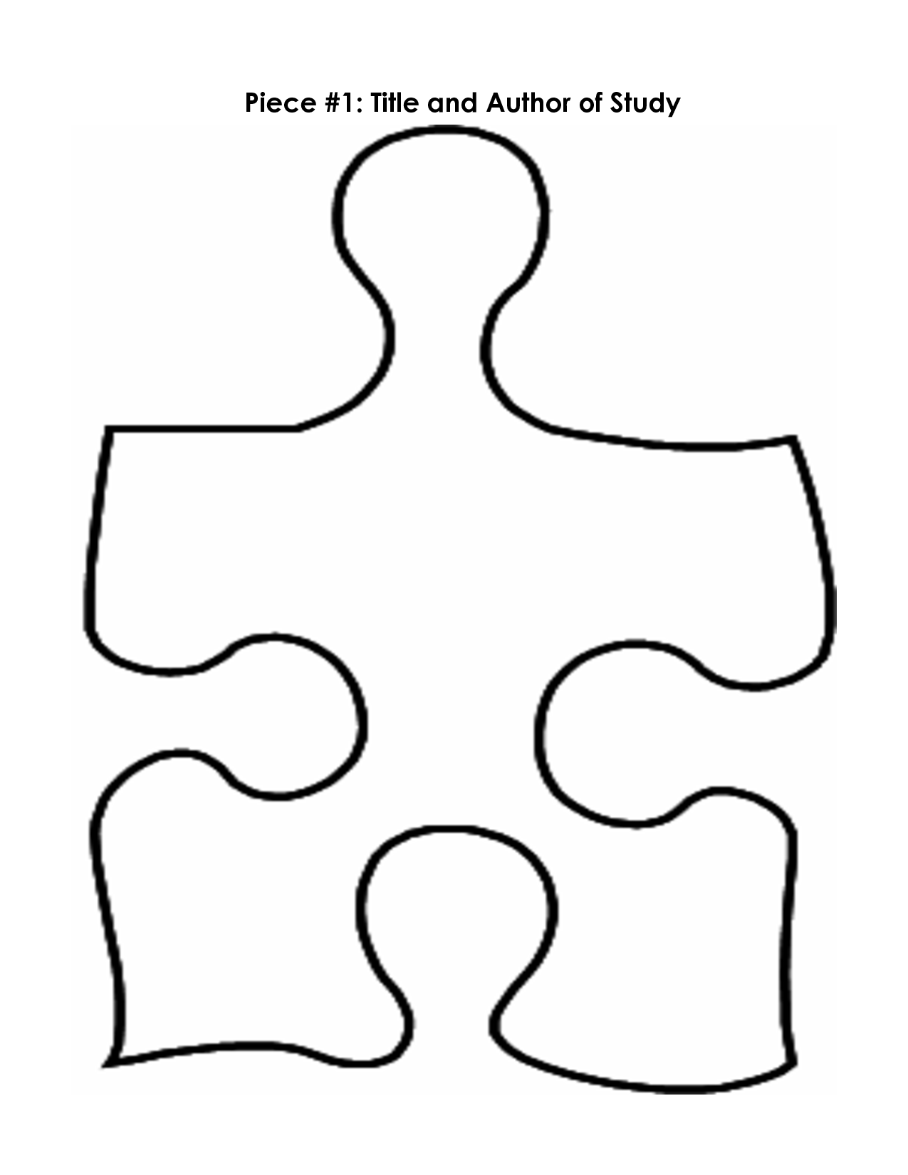 Autism Puzzle Piece Coloring Page - AZ Coloring Pages