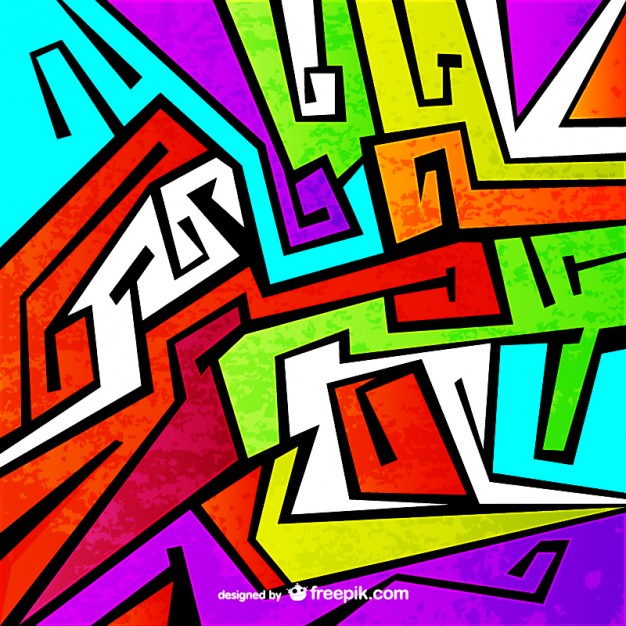 Crazy graffiti vector Vector | Free Download