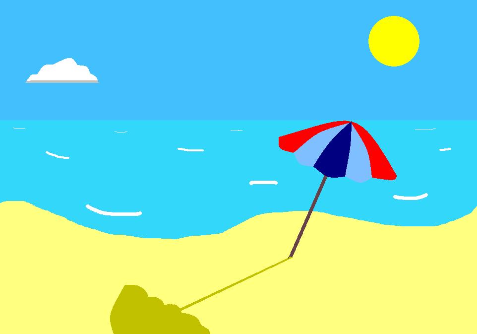 Beach Drawing - ClipArt Best