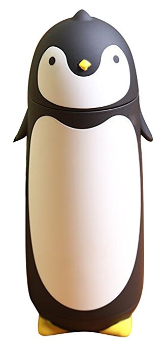 Amazon.com : ChezMax Penguin Cartoon Water Bottle for Kids Water ...