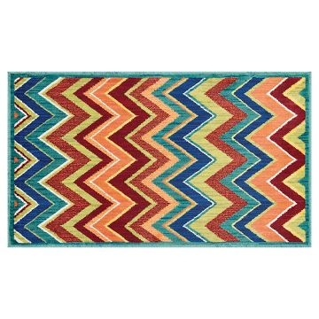 Multicolored Chevron Rug : Target