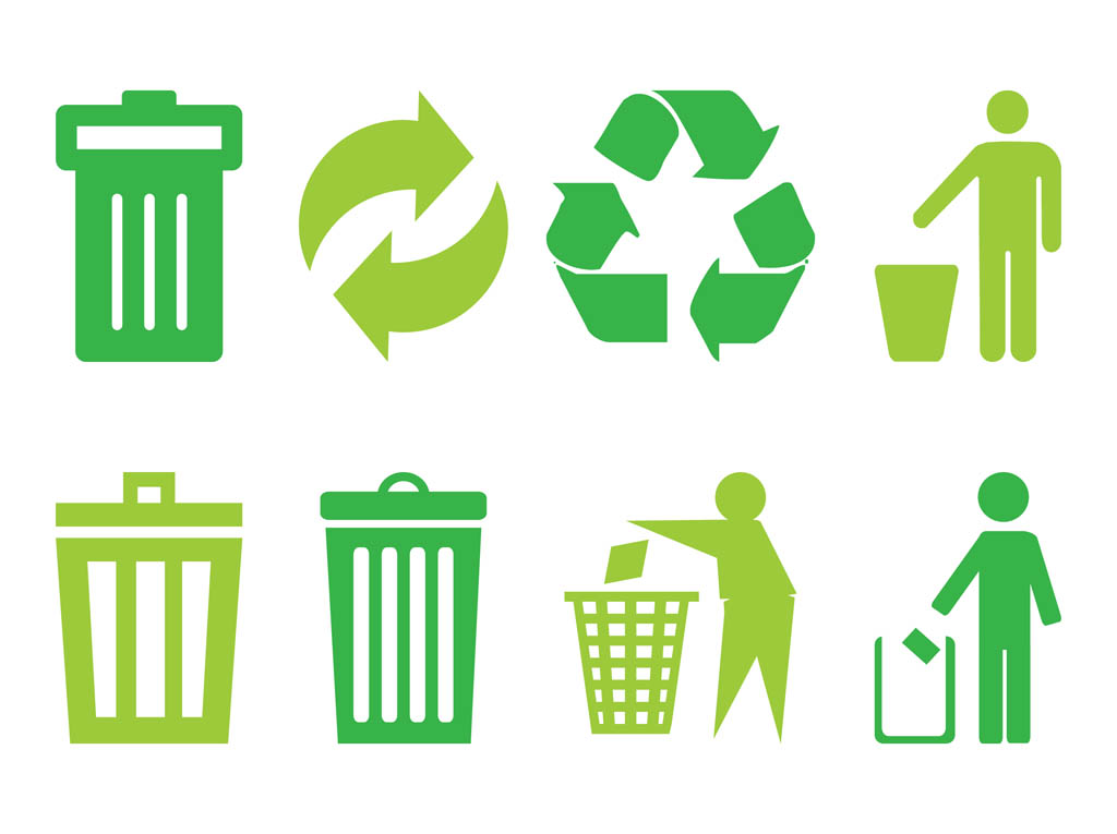 Trash Icons Vector Art & Graphics | freevector.com