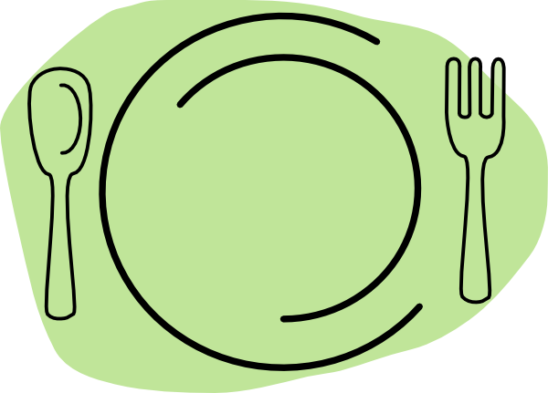Turkey Dinner Plate Clipart