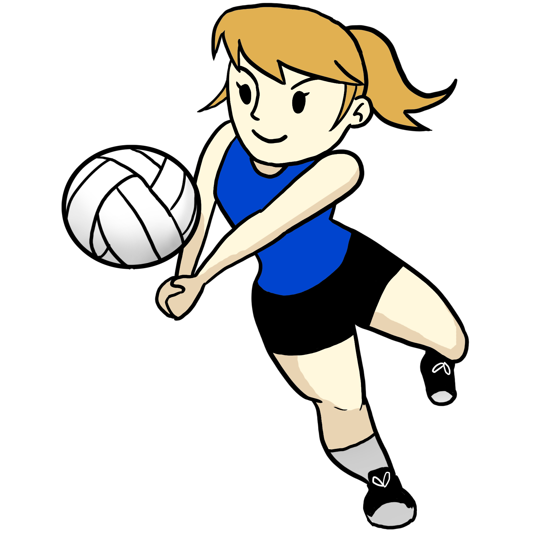 Volleyball Cartoon Clipart