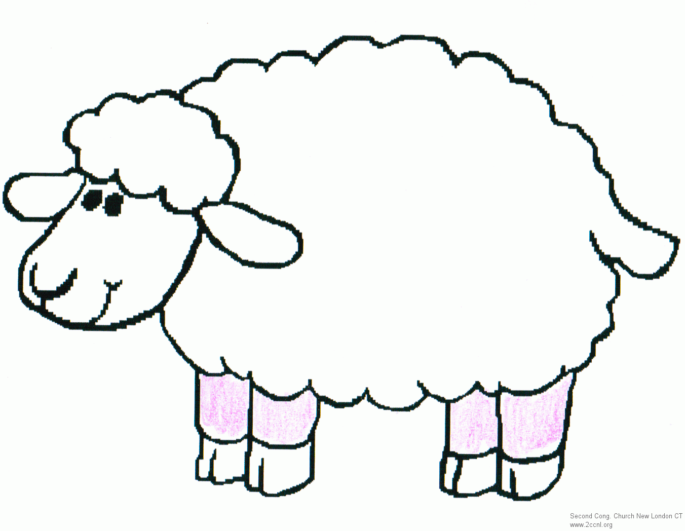 Free Sheep Coloring Page About Sheep Coloring Pages For Kids ...