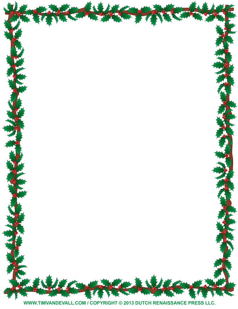 Microsoft Word Page Border Templates Snowman Border Clip Art 