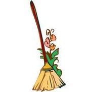 Cartoon Broom Clipart - Free to use Clip Art Resource