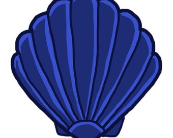 Blue Seashell Clipart Clipart Best Clipart Best