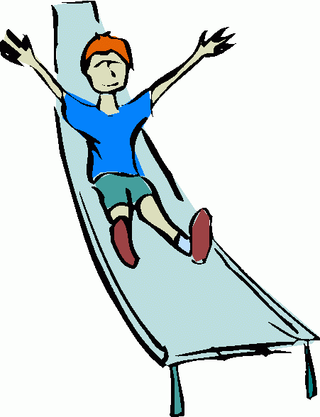 Boy Slide Clipart