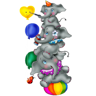 Circus Elephant - Cartoon Picture Images