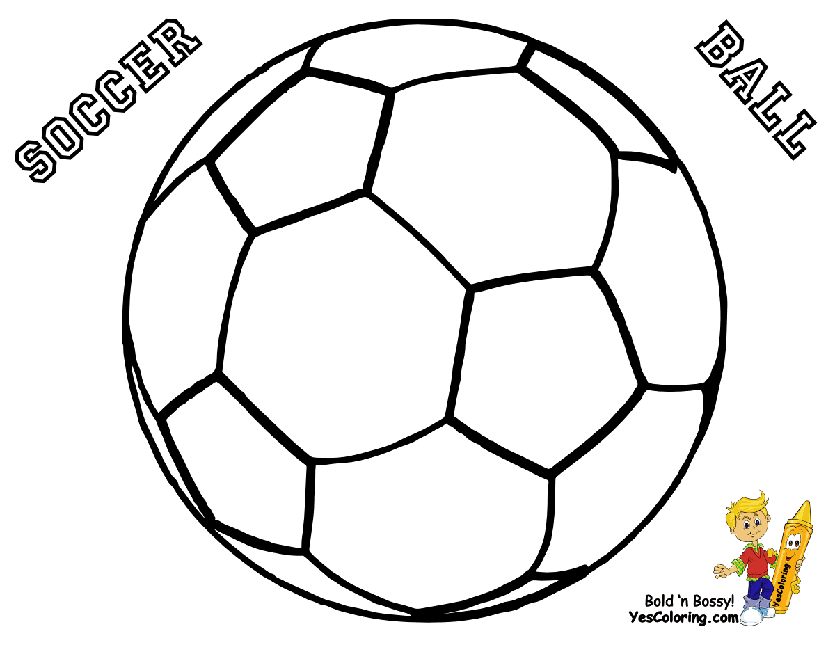 Soccer Ball Coloring Pages Color Print 9 #4843 | Nest-promise.net