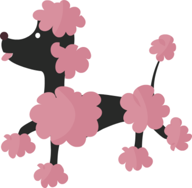 Pink Poodle Clip Art Clipart - Free to use Clip Art Resource