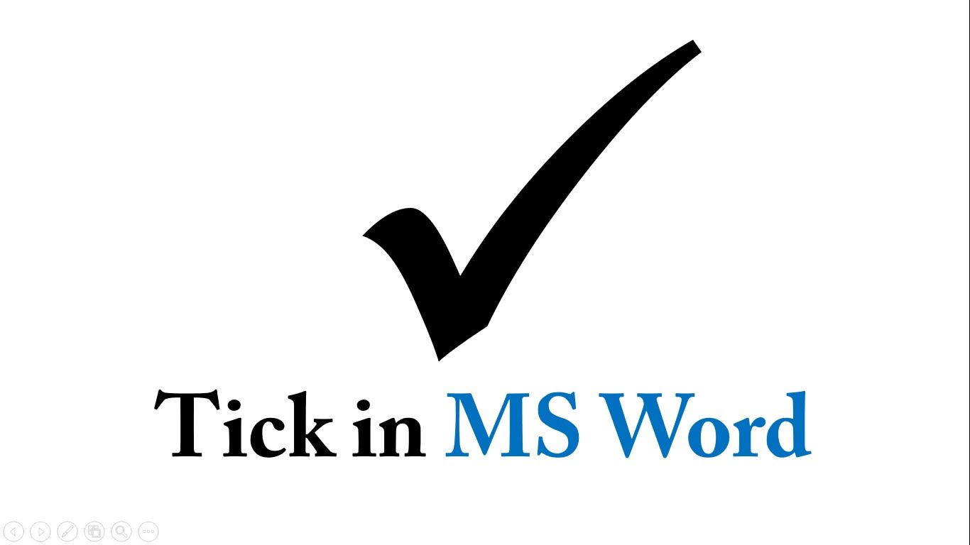 Ms Word Insert Tick Symbol Design Talk