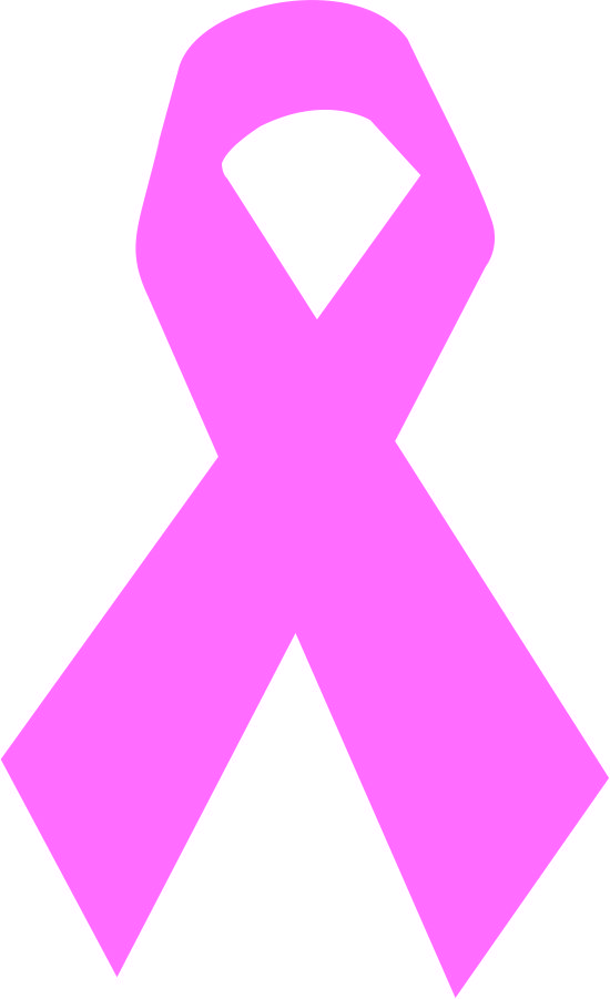 Breast Cancer Ribbon One - Hawks Printing LLC