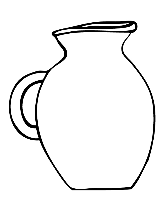 Pottery Water Jug Clipart