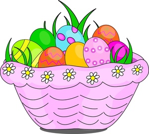 Easter Bunny With Eggs Clipart - Free Clipart Images