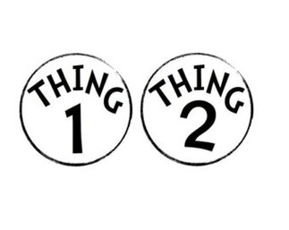 Thing 1 And Thing 2 Printable Clip Art Clipart - Free to use Clip ...