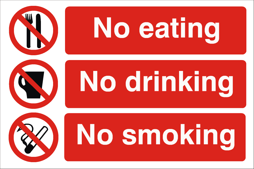 Printable No Eating Or Drinking Sign ClipArt Best