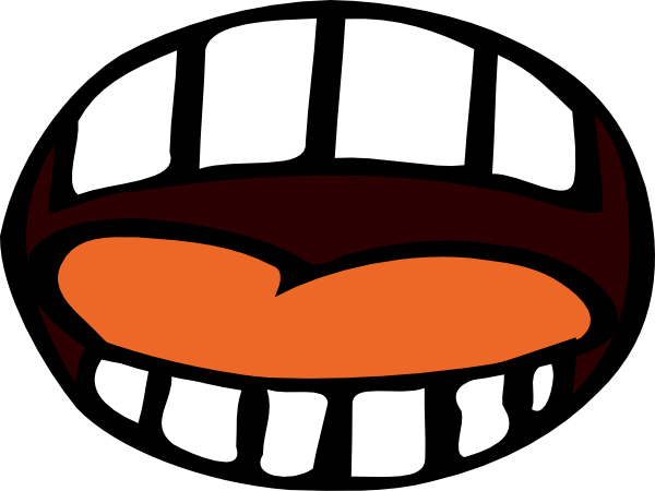 Open Mouth Cartoon Clipart