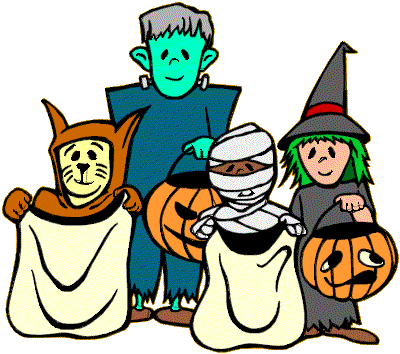 kids halloween clipart