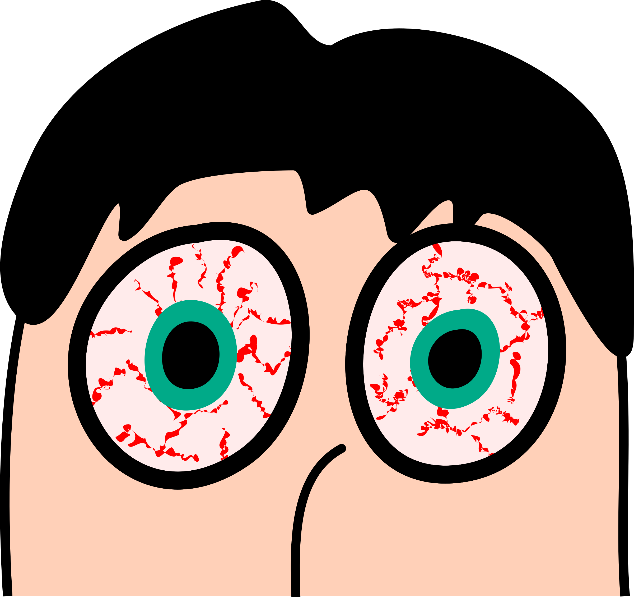 Clipart tired eyes