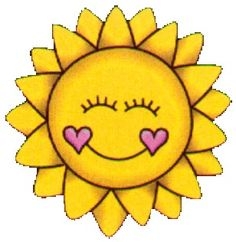 Smiley Face Sun Clipart