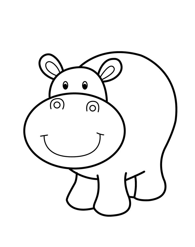 Hippo Tattoo | Cute Doodles, Simple ...