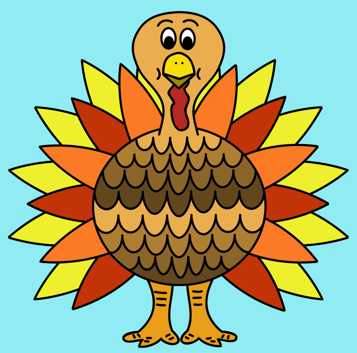 Wild turkey clipart | ClipartDeck - Clip Arts For Free