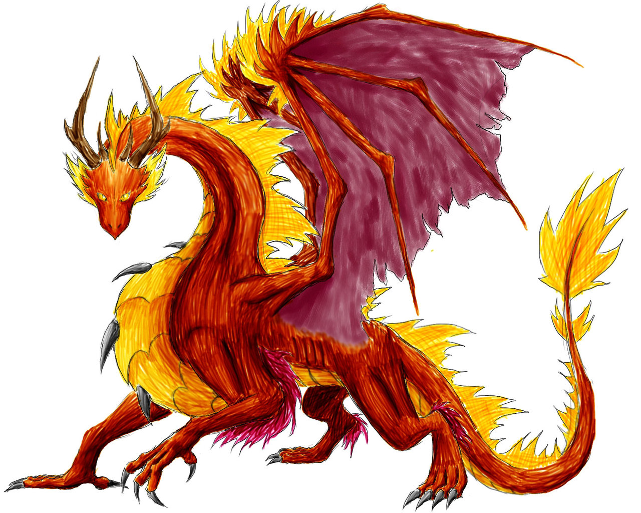 Fire Dragon by Niicchan on DeviantArt