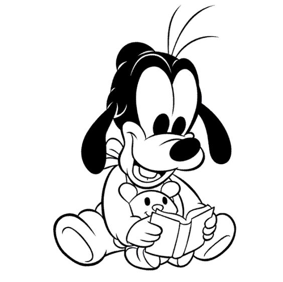 goofy baby Colouring Pages | Tattoo | Pinterest | Malvorlagen und Baby