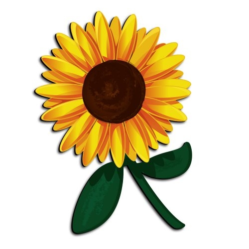 clipart sunflowers free