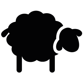 free clip art silhouettes of running sheep
