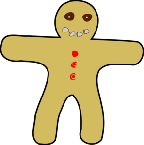 Christmas gingerbread man clip art clip art gingerbread image 5 ...