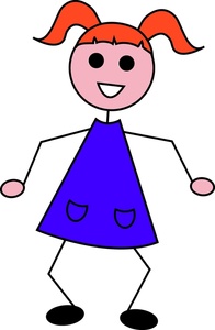 Cartoon Girl Stick Figure - ClipArt Best