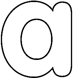 Clipart Of Letter A