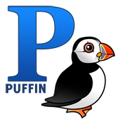 cartoon puffin