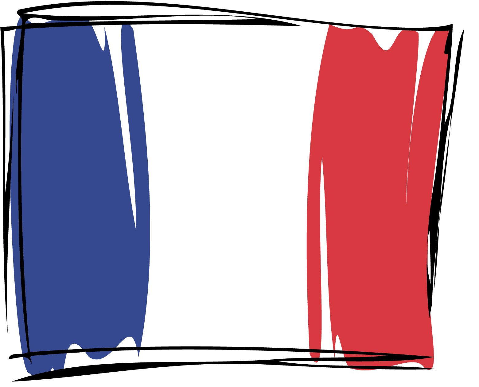 Free french flag clipart