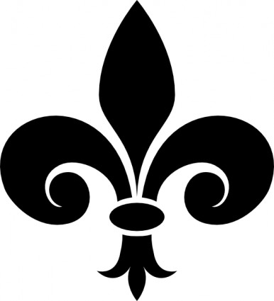 Grey Fleur De Lis Clipart - ClipArt Best