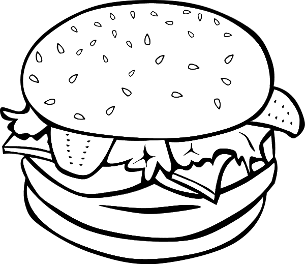 Food clipart outline