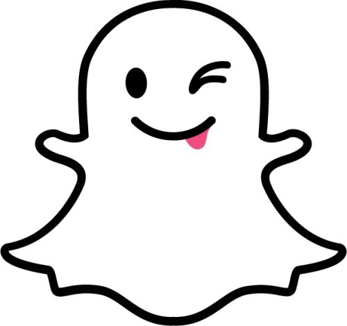 Snapchat ghost clipart