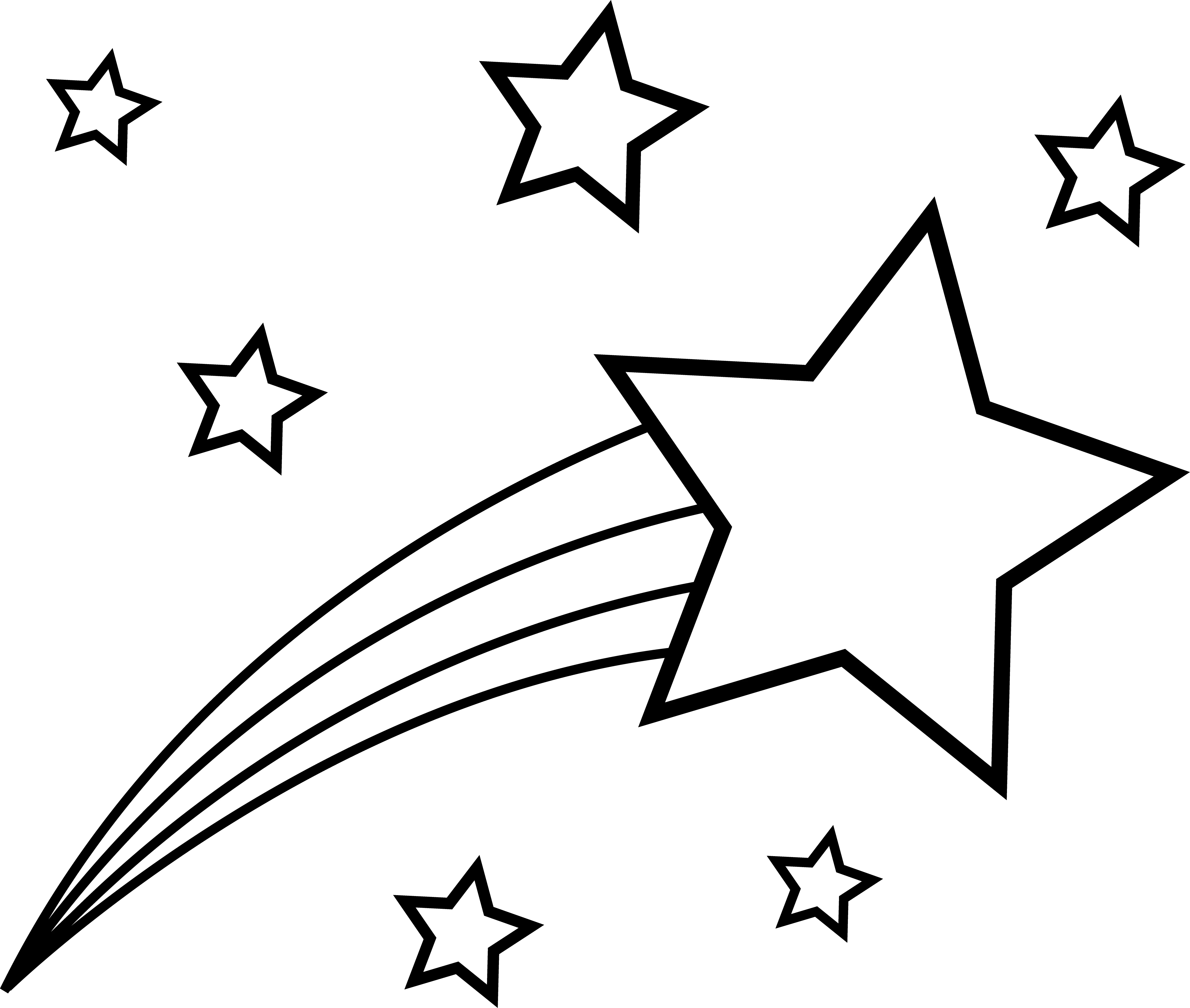 Ornament outline clipart star
