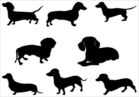 Dachshund Silhouette Clip Art Clipart - Free to use Clip Art Resource