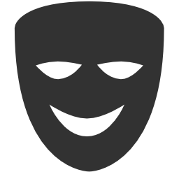 Theatre Set Comedy mask icon free download as PNG and ICO formats ...