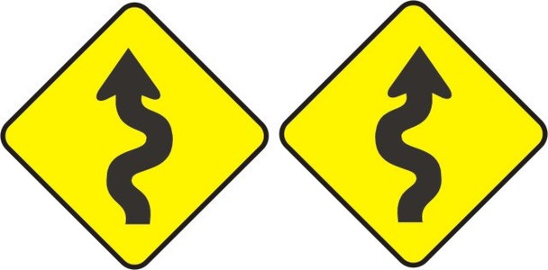 Hwy Construction Signs Double Arrow Clipart - Free to use Clip Art ...