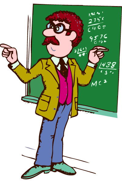 Teacher cartoon clip art