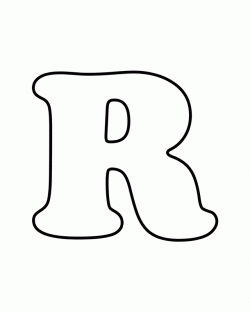 bubble letters r