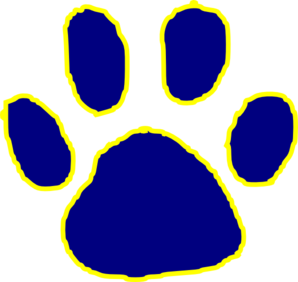 Blue tiger clipart