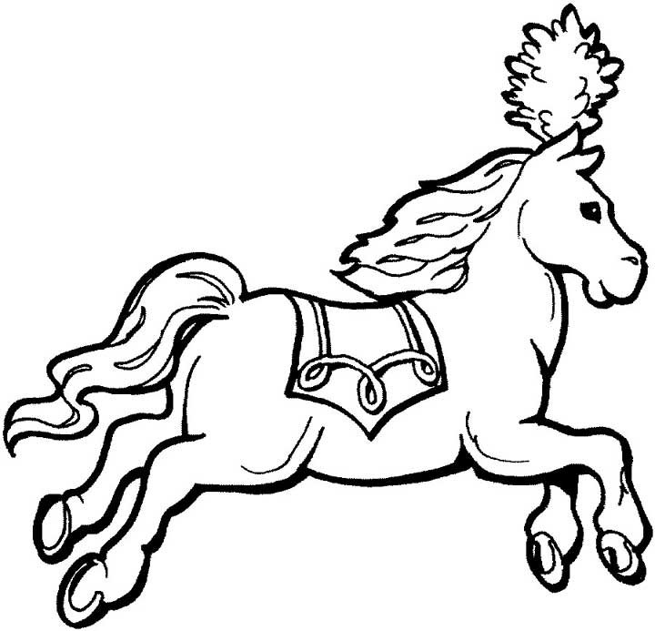 Horse Coloring Page - AZ Coloring Pages