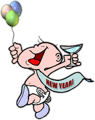 Baby New Year 2016 Clipart